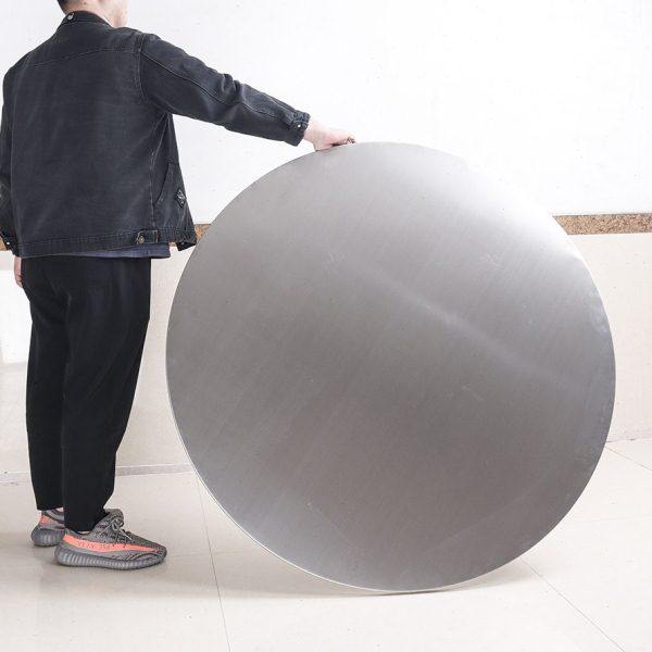 不锈钢圆桌面单桌面圆形转盘现代简约经济型金属150cm大桌面大台,住宅家具,不锈钢/PVC餐桌,淘宝优惠券,粉丝福利购,淘宝优惠卷