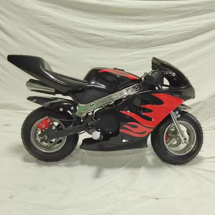 两冲程混合油儿童小跑车49CC五岁儿童摩托车小趴赛同款电动款越野