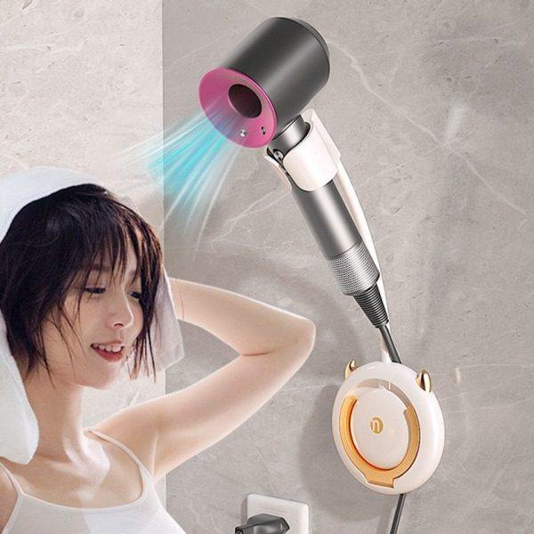 懒人吹风机免打孔壁挂吹风筒收纳置物架卫生间免手拿风筒解放双手,家庭/个人清洁工具,吹风机置物架,淘宝优惠券,粉丝福利购,淘宝优惠卷