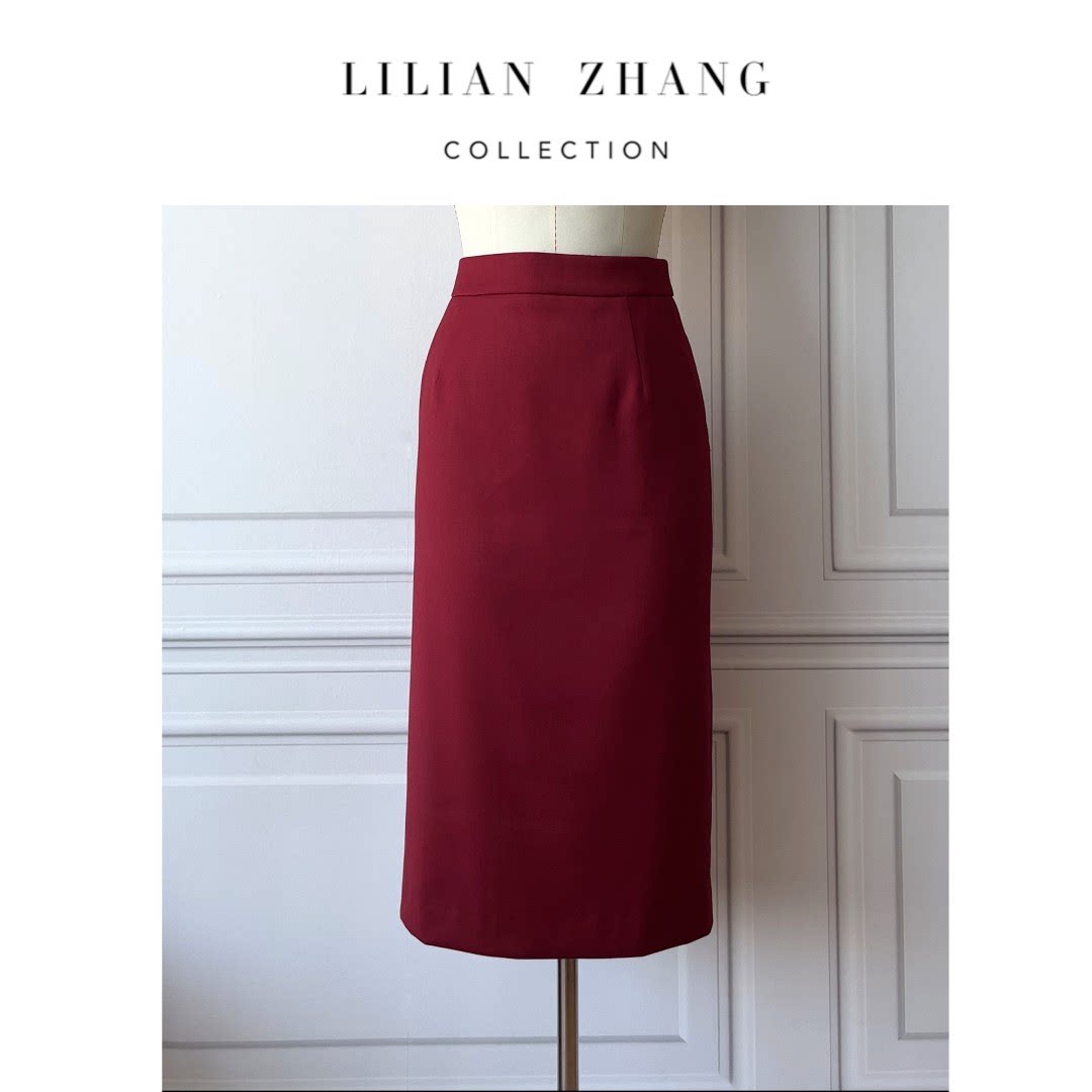定制—Vintage--New Look、Lady挚爱H型包臀中长半身裙  2303007