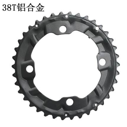 自行车牙盘修补件山地车齿盘38T变速套件配件104BCD铝盘圆盘