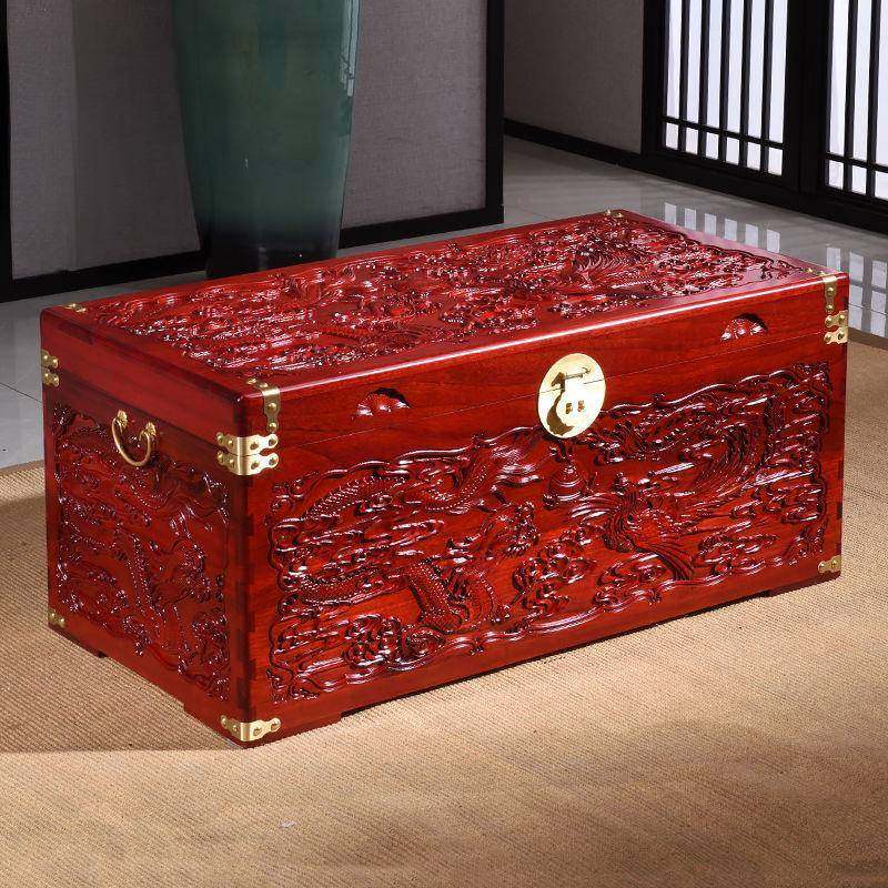 木龙凤箱子婚嫁箱仿古雕花嫁妆箱收纳陪嫁结婚字画收藏凉压凉压,节庆用品/礼品,新娘配件,淘宝优惠券,粉丝福利购,淘宝优惠卷