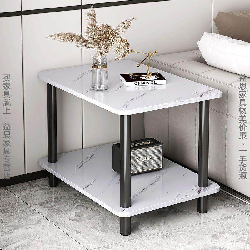 沙发边几轻奢客厅家用阳台小方桌子双层小户型意式卧室床头置物g^,农用物资,其他肥料,淘宝优惠券,粉丝福利购,淘宝优惠卷
