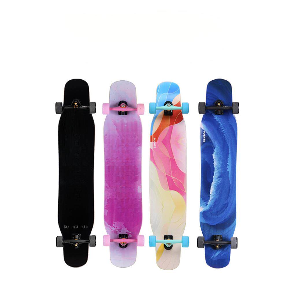 2025新款长板滑板专业板女生青少年成年初学者长版四轮高颜值喵板