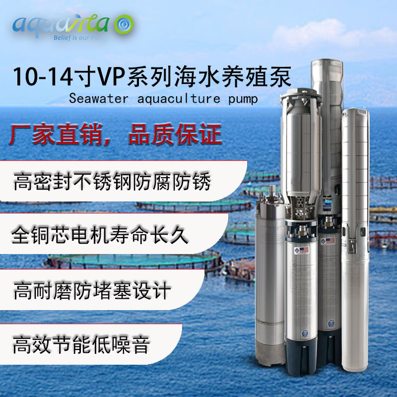 瑞能aquavita不锈钢VP深井泵大流量农用灌溉潜水泵家用水泵井用
