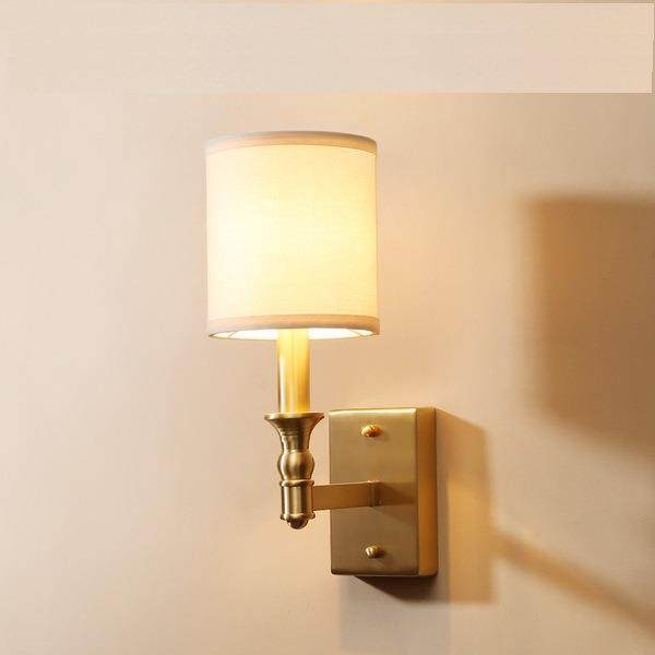 现代美式乡村壁灯全铜卧室床头灯镜前灯欧式简约客厅单头壁灯,纺织面料/辅料/配套,纺织机械配件,淘宝优惠券,粉丝福利购,淘宝优惠卷