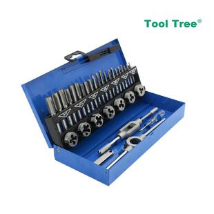 丝锥板牙套装32PCS五金工具手用扳手板牙绞手丝攻攻丝神器