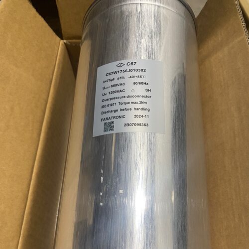 C67W1756J0103823X75UF850VAC1200VAC三相滤波电容