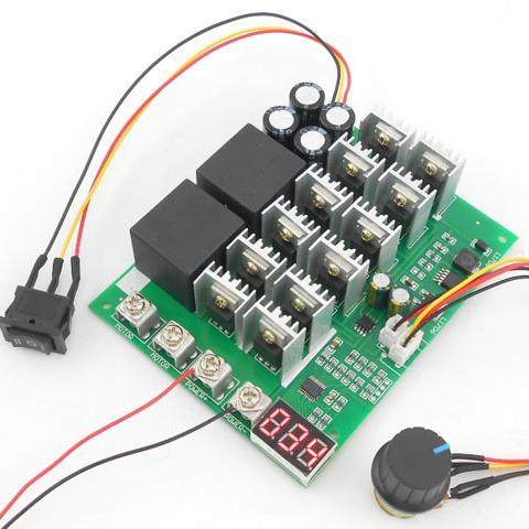 数字刻度盘调速器正反转电机驱动器无极马达调速开关12V24V36V,纺织面料/辅料/配套,纺织机械配件,淘宝优惠券,粉丝福利购,淘宝优惠卷