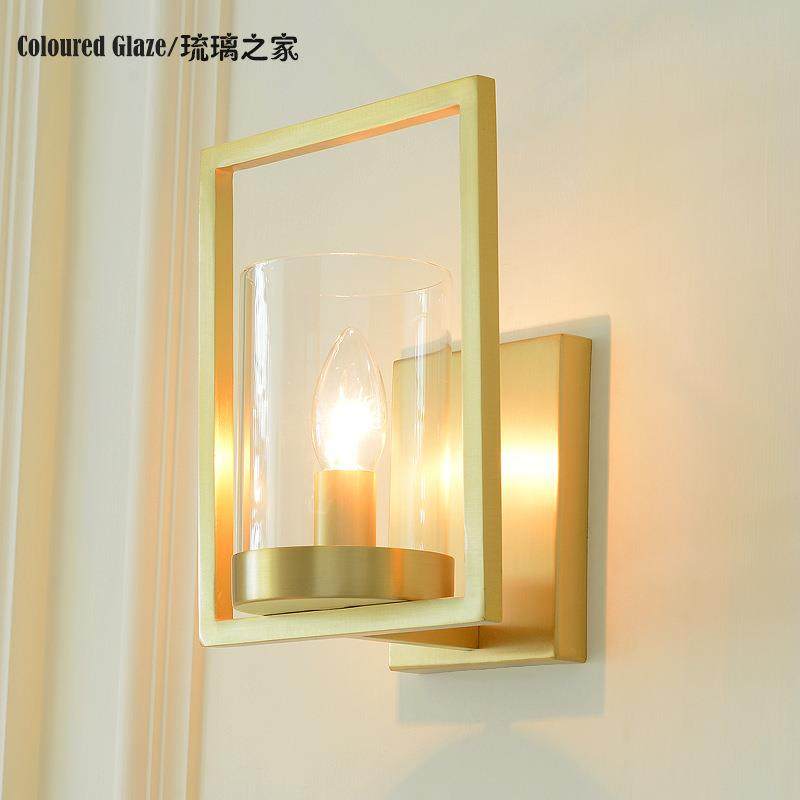 后现代全铜玻璃灯罩壁灯客厅电视墙卧室无缝接壁灯设计师样板房灯,纺织面料/辅料/配套,纺织机械配件,淘宝优惠券,粉丝福利购,淘宝优惠卷