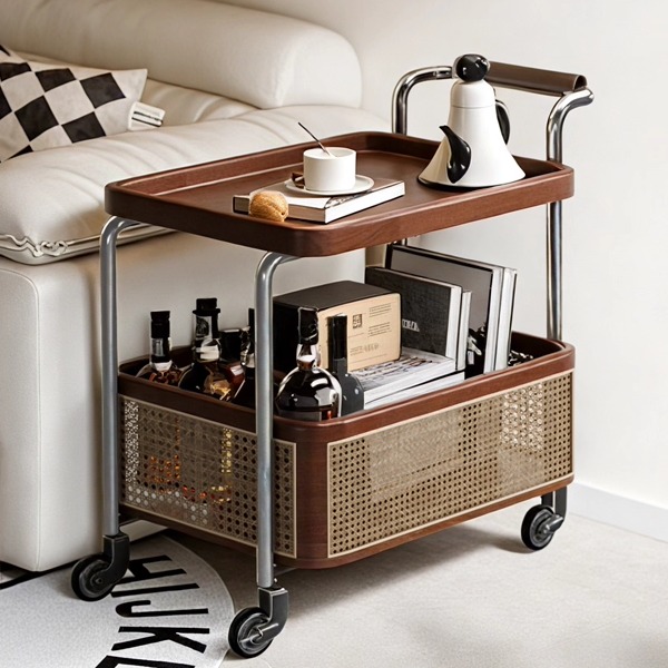 多功能移动边几推车大容量