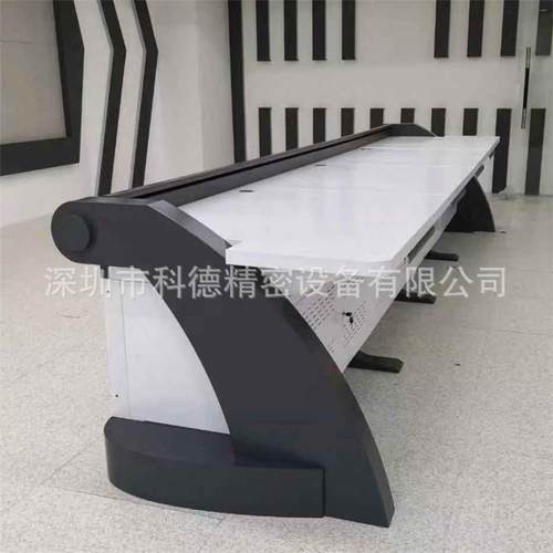 监控平面钢制多媒体多功能讲台工作调度台中控控制桌直销