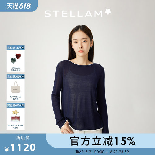 STELLAM|三醋酸混纺针织衫