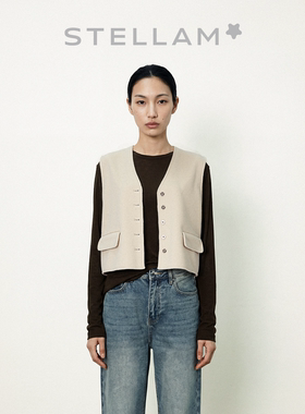 STELLAM女装 LULU 2.0 无袖超細羊毛马甲
