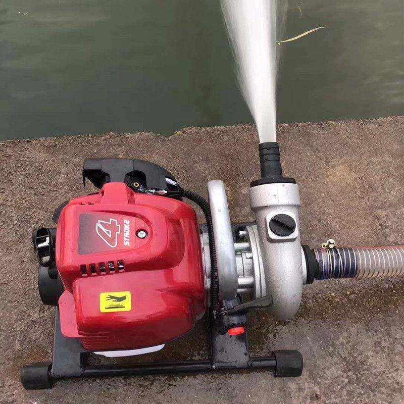 新款蜗牛水泵四冲程抽水机农业灌溉高压抽水机1寸1.5寸两冲自吸泵