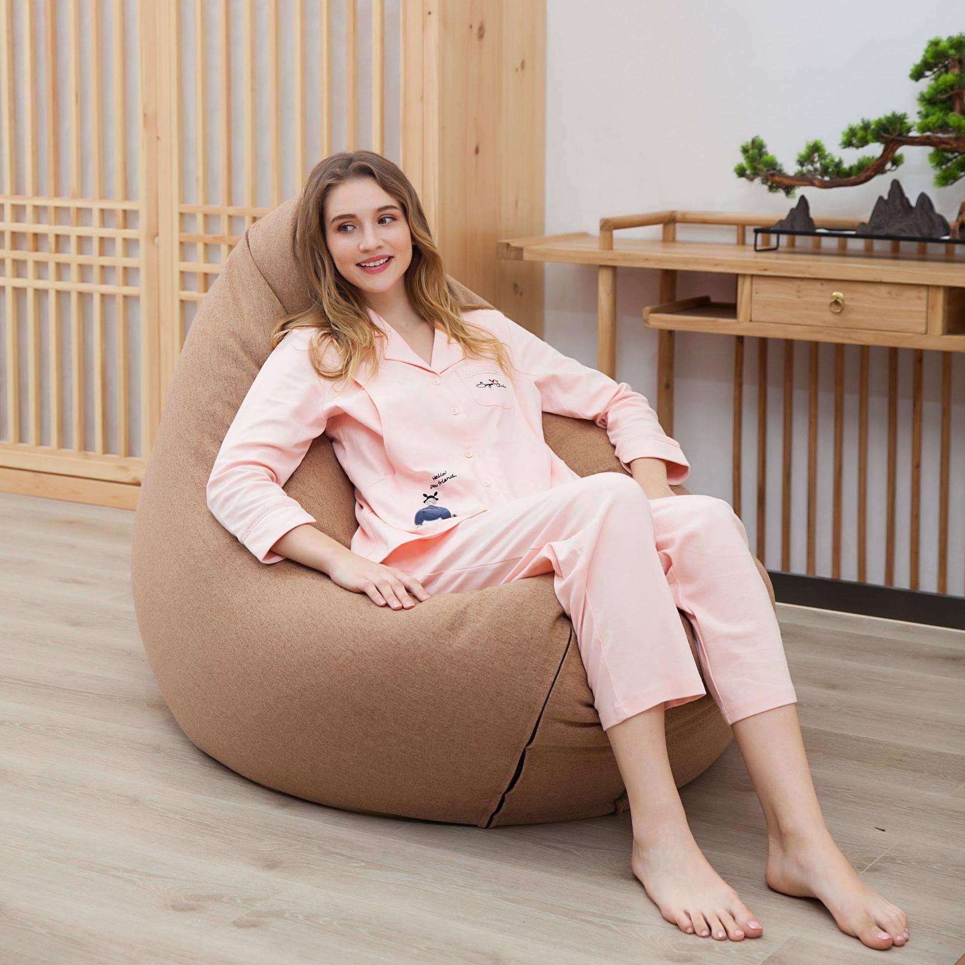 松慕家居折叠可拆洗布艺沙发椅沙发多用途床懒人沙发床榻榻米靠椅