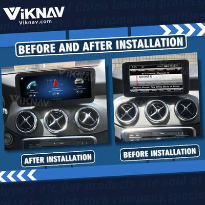 适用于奔驰AW176CLAC117GLAX156GW463高通安卓13改装大屏