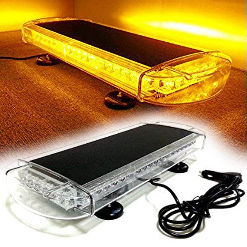 48LED长排汽车警示灯48W长排车顶爆闪灯长排频闪灯吸顶灯