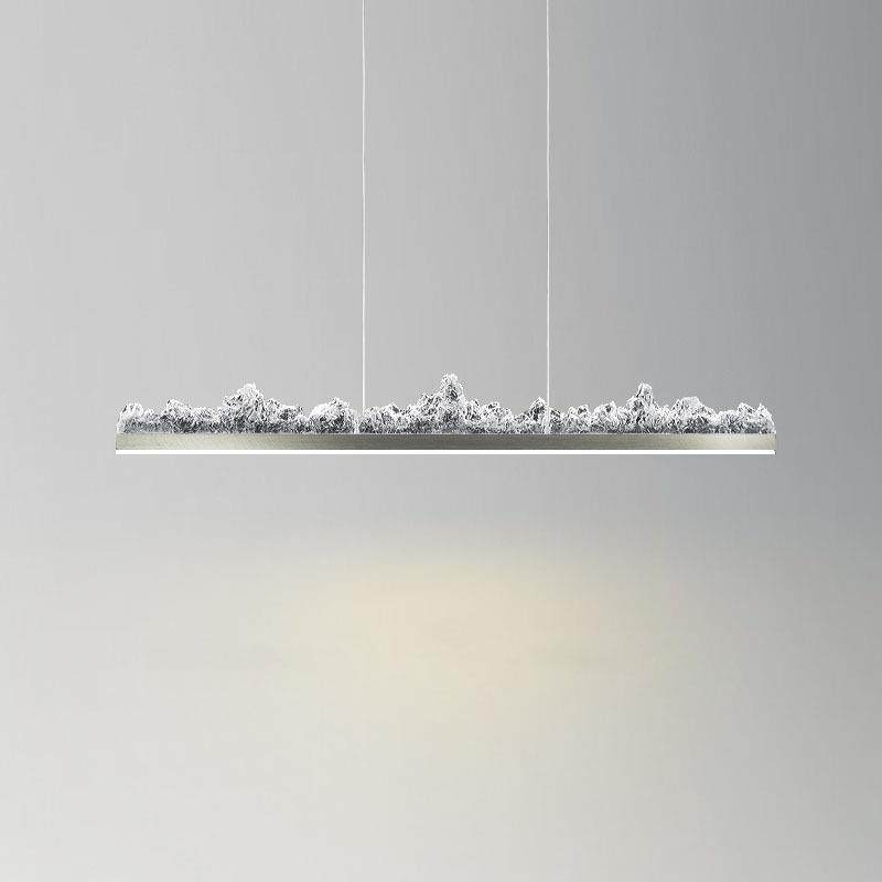 餐厅灯轻奢创意冰山开放式厨房设计师一字长条岛台吊灯,纺织面料/辅料/配套,纺织机械配件,淘宝优惠券,粉丝福利购,淘宝优惠卷