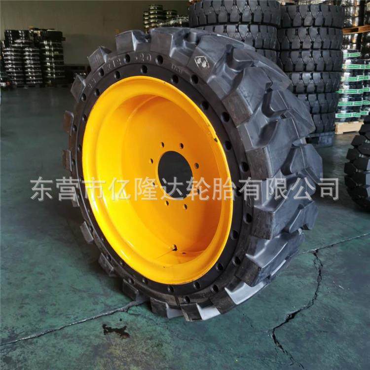 滑移装载机凯斯福威浣熊33*12-20/12-16.5实心胎含钢圈