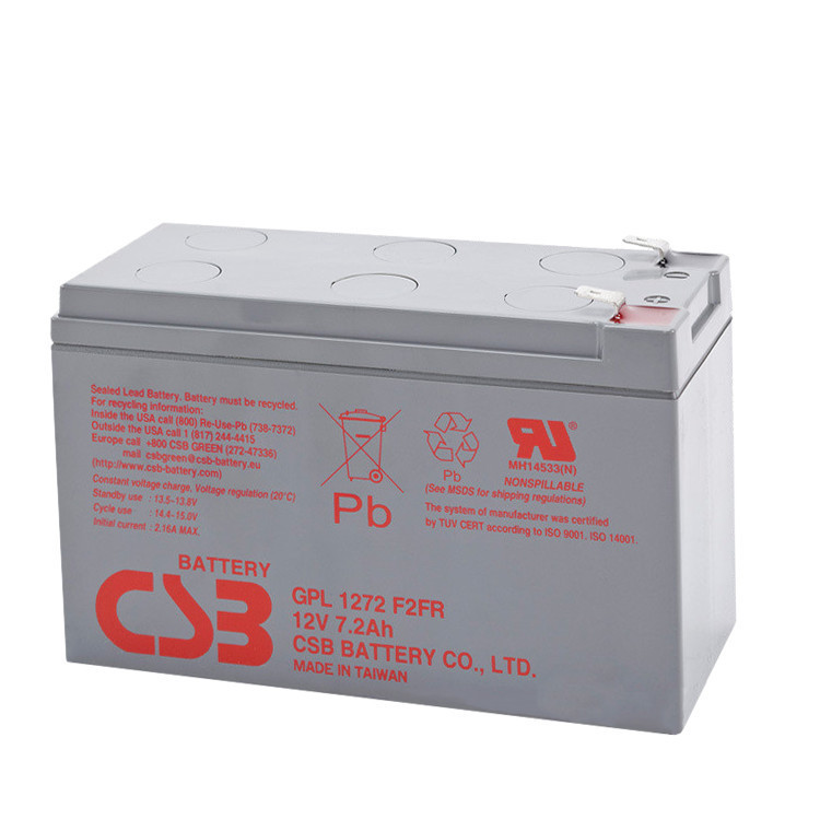 CSBGPL1272F2FR应急电源电源/12V7.2AH/UPS后备电池蓄电池