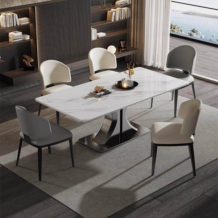 意式超晶石餐桌椅组合轻奢大理石长方形微晶石餐桌小户型家用简约,收纳整理,烫衣板及配件,淘宝优惠券,粉丝福利购,淘宝优惠卷