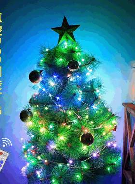 2020新款LED点控铜线灯串圣诞商场rgb装饰灯户外庭院装饰防水灯