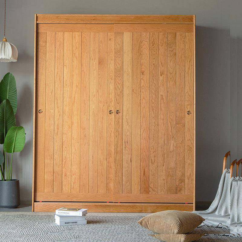 欧美实木樱桃木大轻奢简约衣柜移门衣橱北欧推拉门柜子红橡木家具,纺织面料/辅料/配套,纺织机械配件,淘宝优惠券,粉丝福利购,淘宝优惠卷