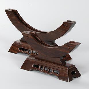 六平安扣底圆座托架实木形珈片摆件支架66343748瓷盘玉璧玉石茶饼