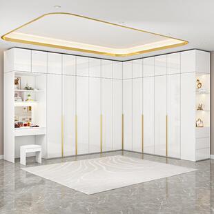 dnd烤漆衣轻奢卧室家用柜纳组合简约四五保六FPA收八门小户型环衣