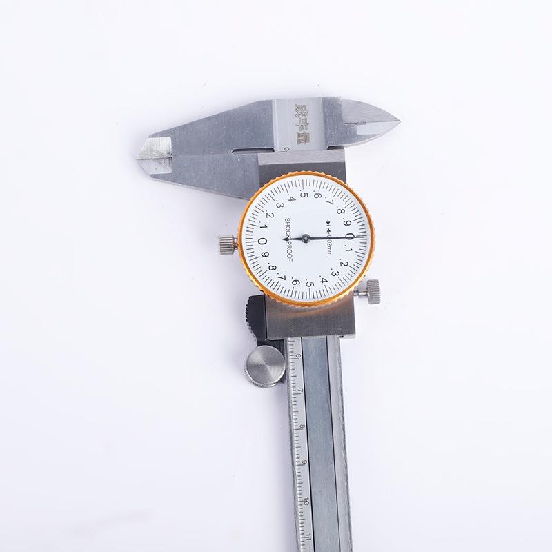 HZR源头厂货精带带表卡尺不锈钢带表游卡表卡尺高精度带表标卡品