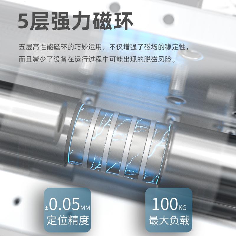 气动磁0耦式无杆气缸RM2T4096/20/25/3/40X10/200~800/900S1型