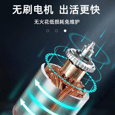 大有15208无刷锂电34655钻2V手工电钻50牛米大扭螺力电动丝批电动