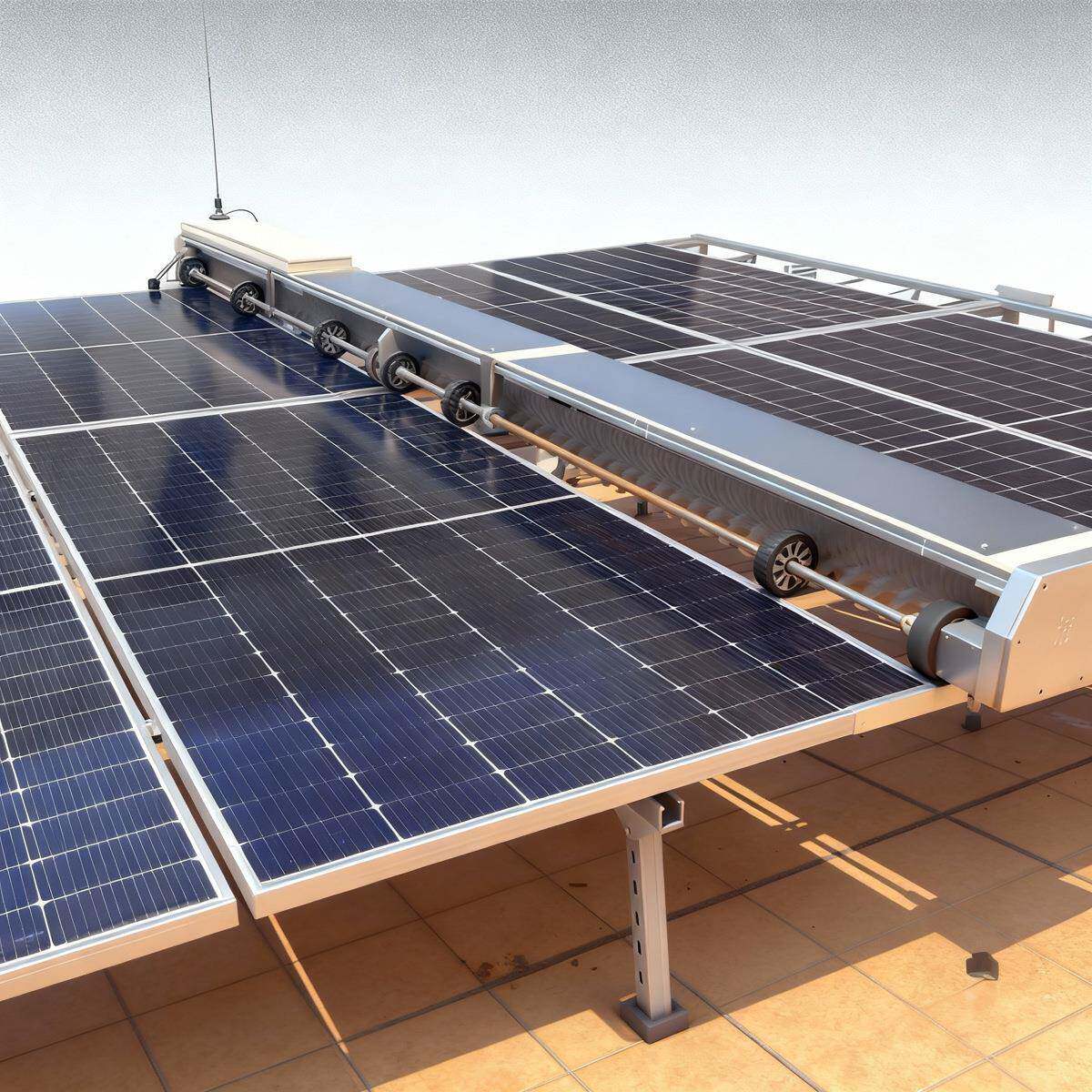 太能无品牌/阳光伏发板全电动化清洗机器人光伏电站清洁自设备光