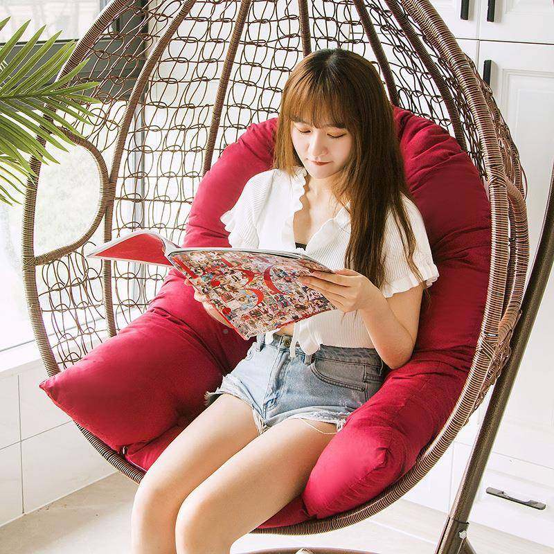 可拆洗吊篮垫靠垫秋蛋壳-05千单人沙发篮家用吊椅垫布坐垫室内外