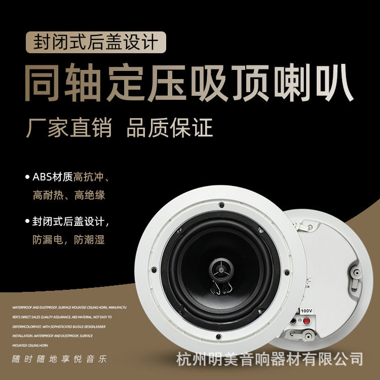 TA-305  同轴定压吸顶喇叭音响公共广播背景音乐