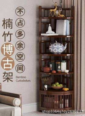 转置物架墙墙角柜客32382厅三角形落地储物柜拐边角卧角室多层收