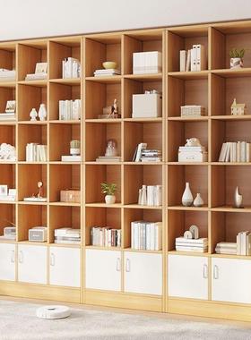 简书架代置物架易柜落CXR地家用书柜现简约多层靠墙客厅收纳组合