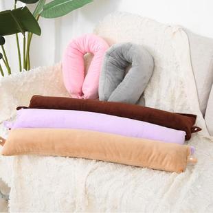 长型JYM911抱可枕面布料收纳休闲盖毯折叠U绒型脖子靠垫多功能枕