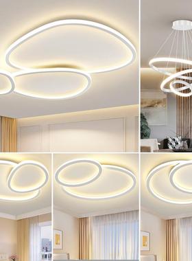 客厅灯现灯代简23345灯约大气吸顶202新款主卧室房间灯具5全屋组