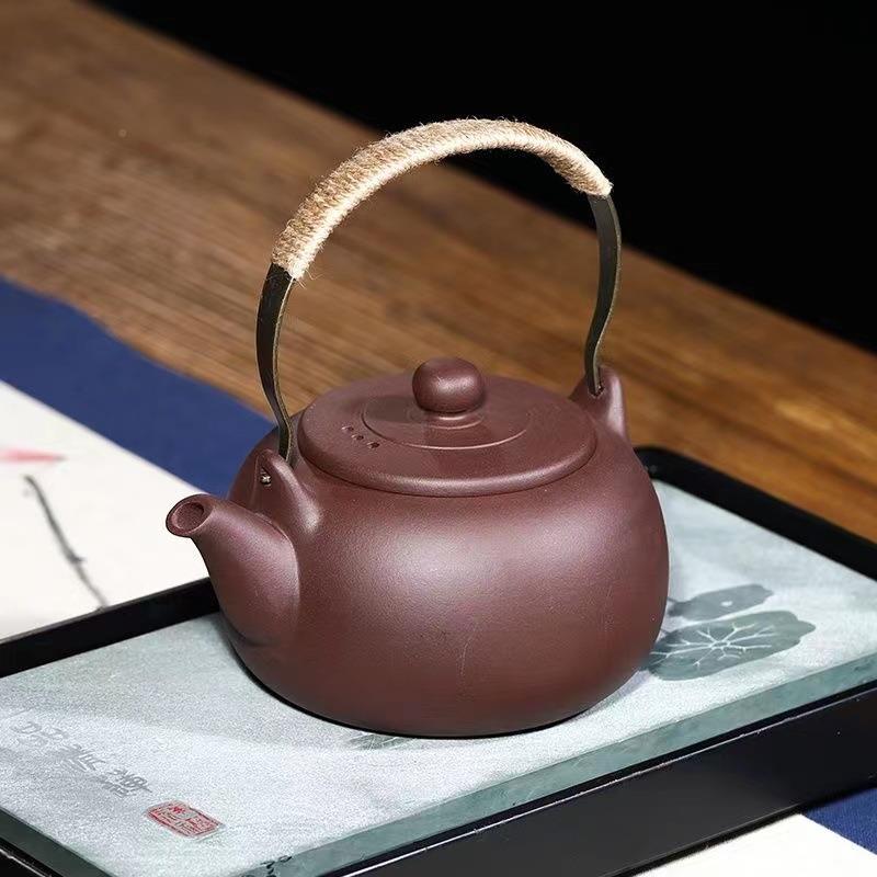 大号容量紫砂烧壶22-25明火陶梁炉煮茶水壶耐高温家用提泡茶壶电