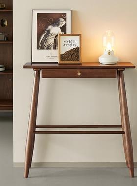 北美黑胡桃木条案简全实木玄关桌古约复供桌沙发边廊SMGF2024走极