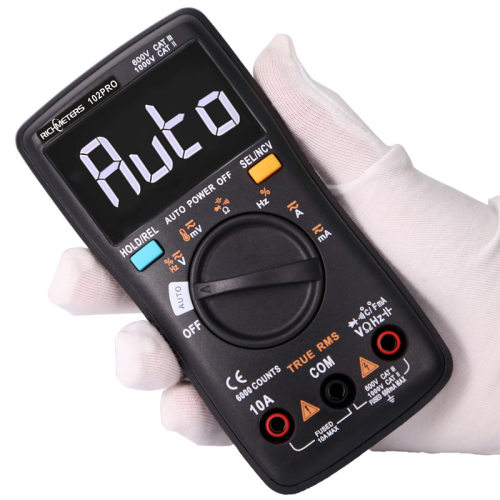 RM102PRO 数字万用表数显自动量程电流电压表自动测量傻瓜表