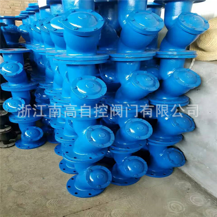 铸铁法兰Y型过滤器不锈钢滤网
