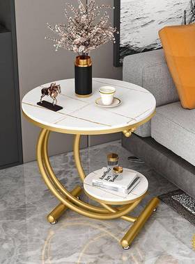 奢?边几岩HCJ1843板茶家用客厅沙发边柜迷可你阳台小桌子移动创意