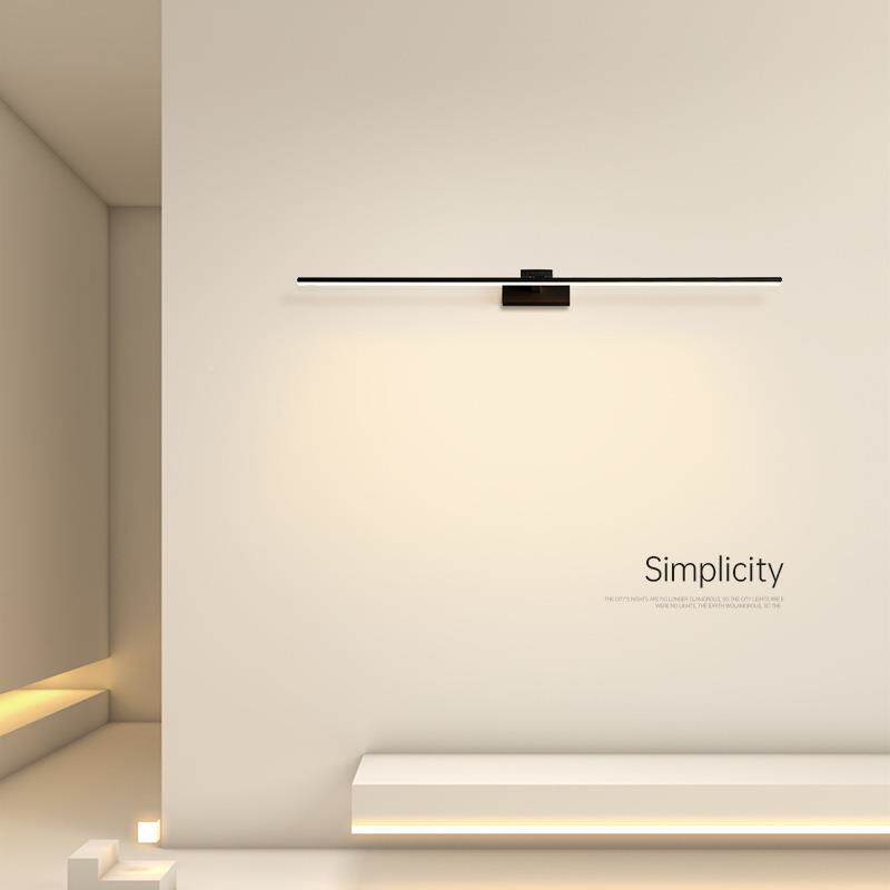 镜前l灯免ed卫1916生灯间灯浴室柜打孔壁灯化妆补光灯长条梳妆台