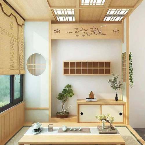 实木榻米整榻体塌塌米榻地台卧室飘窗OBO书桌榻米床衣柜黄一体浅