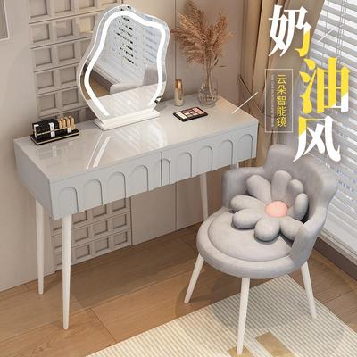 简202HUR5年新款法式木化奶油风化妆台卧室现代约实小户型妆桌书