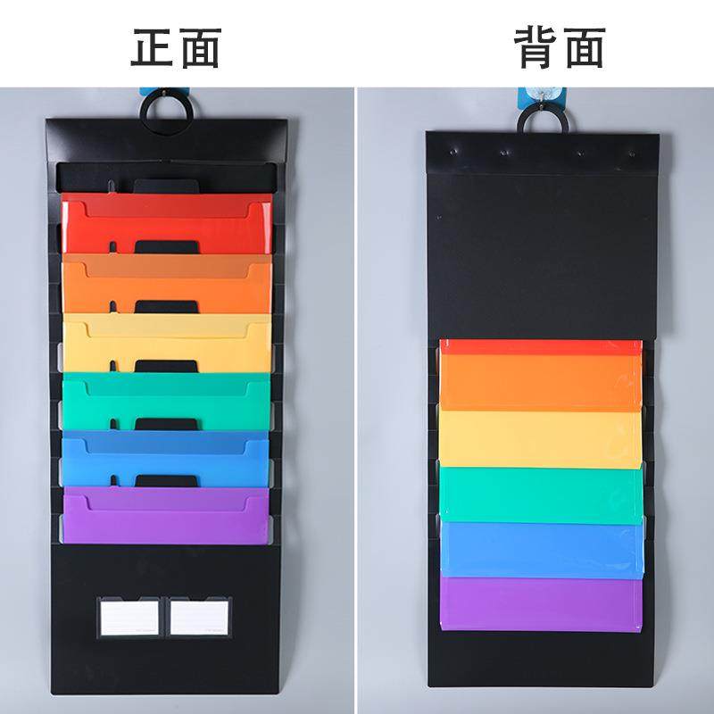 悬挂彩虹KHT风琴包弹绑带固大力容量折叠圆环手提防水防脏文定件