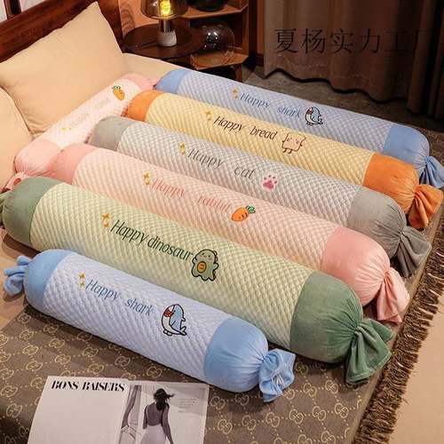 丝冰豆长条GUE抱腿枕睡觉抱专用床上圆柱豆枕头女生侧睡夹腰枕靠